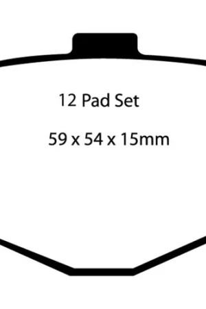 Free Returns EBC 06-08 Chevrolet Corvette (C6) 7.0 (Z06) Redstuff Front Brake Pads