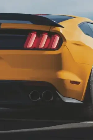 Mega Sale Ford Racing 2015-2023 Mustang Coupe Gloss Black Rear Spoiler w/Gurney Flap