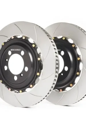 GiroDisc 14-19 Chevrolet Corvette Z06/Grand Sport (C7 Excl CCM) Slotted Front Rotors Hassle-Free Returns