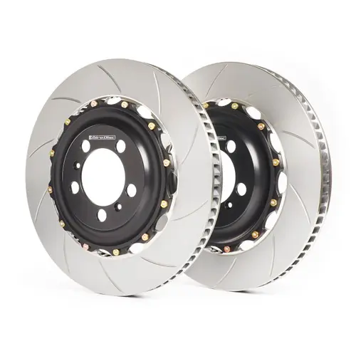 GiroDisc 14-19 Chevrolet Corvette Z06/Grand Sport (C7 Excl CCM) Slotted Front Rotors Hassle-Free Returns
