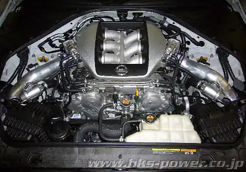 Genuine HKS 2009-2024 Nissan GT-R R35 SSQV4 BOV Kit (Includes 2 SSQV & Polished Aluminum Pipes) - 71008-AN027