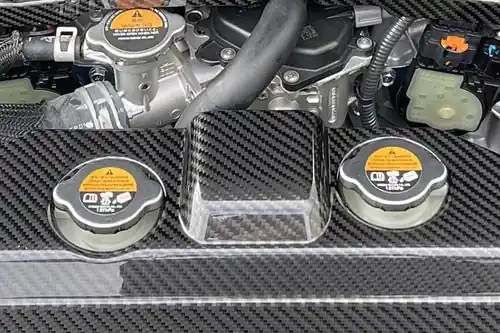 Worldwide Shipping HKS 2023-2024 Nissan Z Dry Carbon Radiator Cover - 70026-AN003