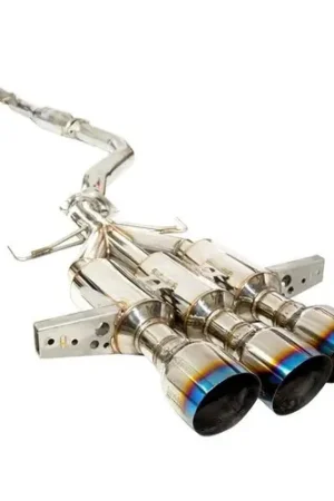 Invidia 2017-2021 Honda Civic Type-R Gemini/R400 Full 76mm Exhaust w/Front Pipe & Titanium Tips #HS17CTRFGM3ST One Day Deal