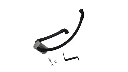 J&L 2024-2025 Ford Mustang GT w/ Whipple Supercharger Oil Separator 3.0 PCV Side - Clear Anodize Exclusive Offer