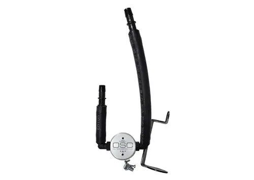 J&L 3.0 Oil Separator (2005-2022 5.7L HEMI - Charger, Challenger, 300C, Magnum) Passenger Side (Clear Satin) - 3061P-C Time-Limited