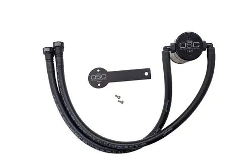 J&L Black Anodized Oil Separator 3.0 Driver Side (2016-2024 Chevy Camaro LT1 6.2L) 3081D-B Limited Edition