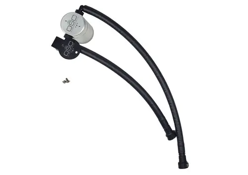 Exclusive Offer J&L Clear Anodized Oil Separator 3.0 Driver Side (2014-2019 Chevrolet Corvette LT1 6.2L) 3087D-C