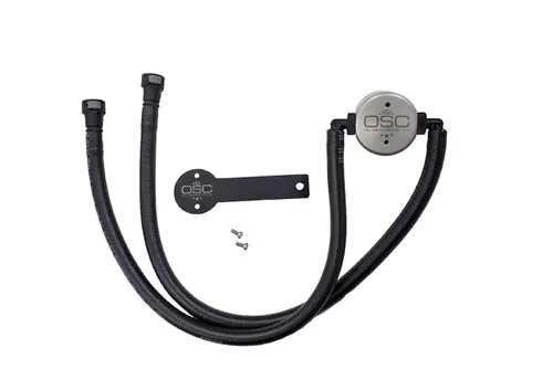 Sale J&L Clear Anodized Oil Separator 3.0 Driver Side (2016-2024 Chevy Camaro LT1 6.2L) 3081D-C