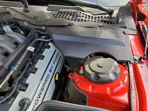 JLT 15-19 Ford Mustang Black Textured Master Cylinder Cover Final Sale