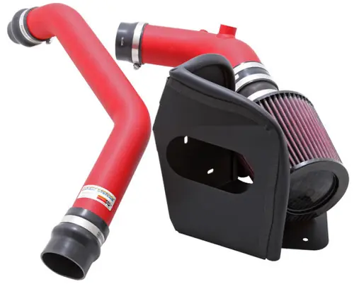 Buy Direct K&N 2008-2015 Mitsubishi Evo X Wrinkle Red Typhoon Short Ram Intake