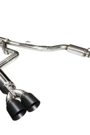 One Day Deal Kooks 2015-2023Dodge Challenger Hellcat 3in Competition Cat-Back Exhaust 4in Black Slash Cut Tips