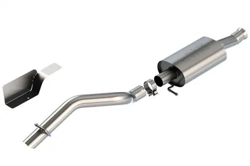 Best Choice Borla 2018-2025 Jeep Wrangler JL 2.0L 2DR Climber 2.75in Turn Down Tip S-Type Cat-Back Exhaust - 140861