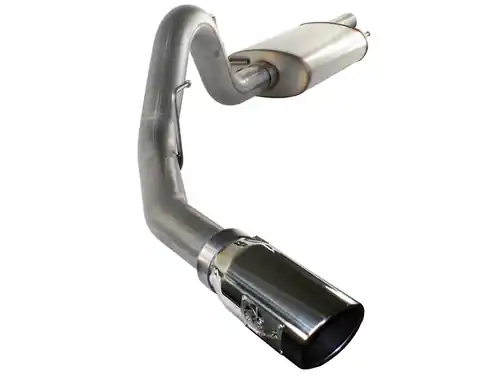 aFe Power MACH Force-Xp 3-1/2in 409 Stainless Steel Cat-Back Exhaust w/Polished Tip for Ford F-150 10-14 V8-6.2L #49-43037-P Holiday Sale