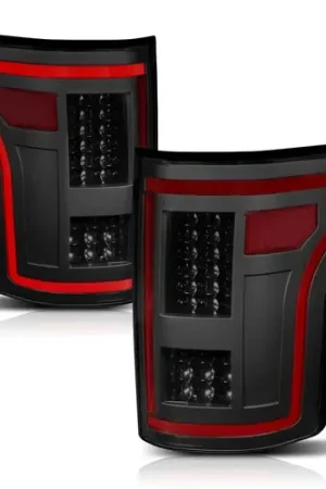 Crafted ANZO 15-17 Ford F-150 LED Taillights - Smoke