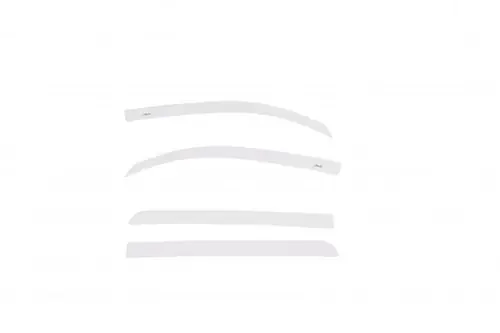 Handmade AVS 15-18 Toyota Tundra Crewmax Low Profile Color Match Ventvisors 4pc - Super White