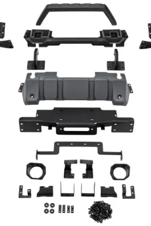 Rugged Ridge 2018-2023 Jeep Wrangler/Gladiator (JL/JT) Venator Modular Bumper - Black Buy Today