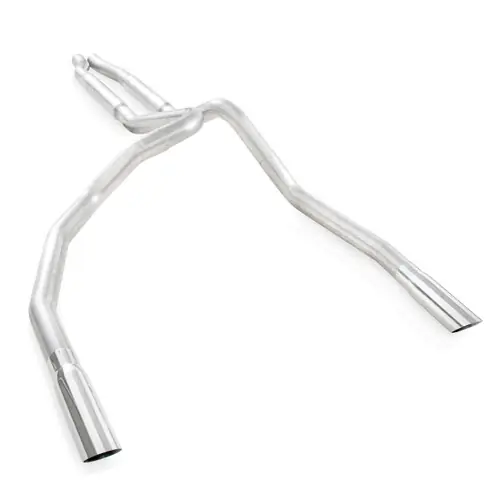 Place Order Stainless Works 2011-14 F-150 5.0L 3" Exhaust S-Tube Mufflers Under Bumper Exit FT11CBUB