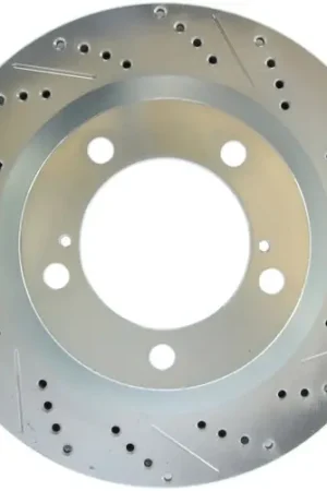 StopTech Select Sport 07-17 Toyota Tundra Sport Slotted & Drilled Front Left Rotor Weekend Sale