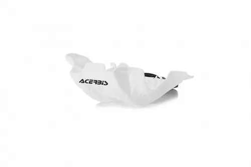 Acerbis 19-22 KTM XC-F250/350/ FX350/ 21-23 GasGas EX/MC Skid Plate Large - White/Black Latest