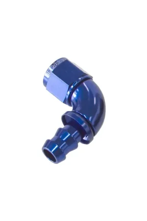 Aeroflow 510 Series Full Flow Tight Radius Push Lok 90 Deg Hose End -8AN - Blk Limited Offer