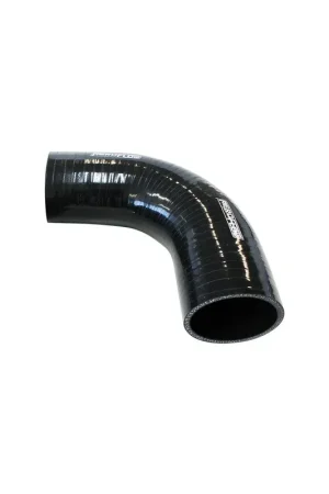 Aeroflow 90 Deg Silicone Hose Coupler - Black - 150mm Long Trusted Brand