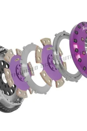 Xtreme Clutch 230mm Rigid Solid Ceramic Triple Plate Clutch Kit Incl SMF & CSC (KIT MSP CHEV CORVETTE LS9 inc F/W+CSC) No Minimum Order