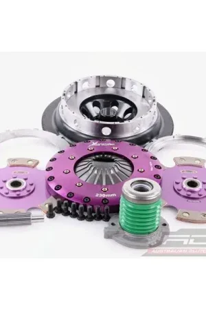Buy Direct Xtreme Clutch 230mm Rigid Solid Ceramic Twin Plate Clutch Kit Incl SMF & CSC (KIT MSP FORD MUSTANG 5.0L inc SMF+CSC)