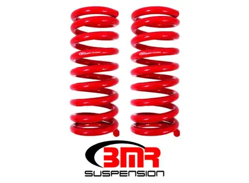 BMR Suspension 67-69 1st Gen F-Body Small Block Front Lowering Springs - Red Premium