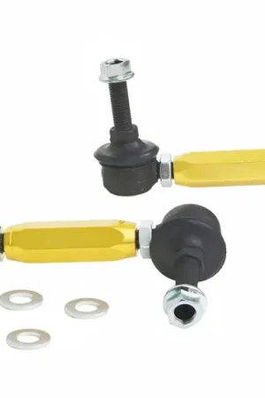 Whiteline Sway Bar - Link Assembly Heavy Duty Adj Steel Ball - 10mm ball stud - 115-140mm Limited Edition
