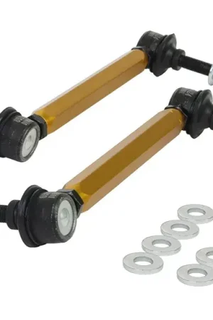 Whiteline Sway Bar - Link Assembly Heavy Duty Adj Steel Ball - 10mm ball stud - 215-240mm Don’t Miss Out