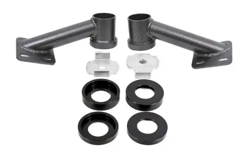 BMR Suspension 15-17 S550 Mustang Cradle Bushing Lockout Kit - Black Hammertone Certified