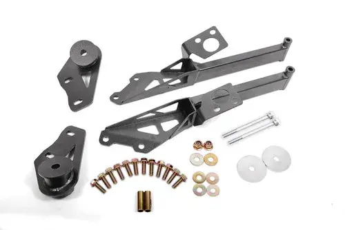 Certified BMR Suspension 15-18 Ford Mustang S550 IRS Subframe Support Brace (Black Hammertone)