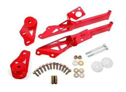 Holiday Sale BMR Suspension 15-18 Ford Mustang S550 IRS Subframe Support Brace (Red)