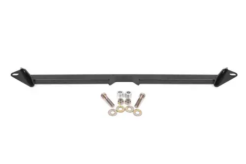 BMR Suspension 15-17 S550 Mustang Front 2-Point Subframe Chassis Brace - Black Hammertone Viral