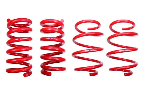 Final Sale BMR Suspension 15-18 S550 Mustang Lowering Spring Kit (Set Of 4) - Red
