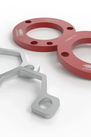 aFe aFe CONTROL 23-24 Chevrolet Colorado ZR2 / GMC Canyon AT4X L4 2.7L (t) 1.25in Leveling Kit - Red Fast Shipping