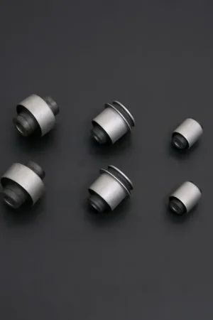 Hard Race Front Lower Arm Bushing - Hardened Rubber -6PC Set(S2000 AP 1/2) Money Back Guarantee