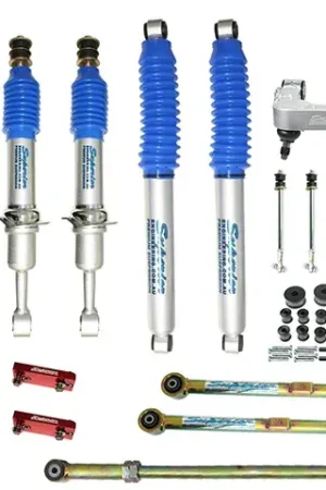 Direct From Manufacturer Superior Engineering Nitro Gas Twin Tube 4 Inch 100mm Lift Kit (Prado 120 Series) 50-100kg Accessories 120 Series ABS (Braided)