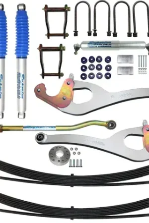 Superior Engineering Nitro Gas Twin Tube Hyperflex 5 Inch 125mm Lift Kit (LandCruiser 78/79 Series V8 16+) Vehicle with No Toyota Locker 150kg Constant Load Super Sale