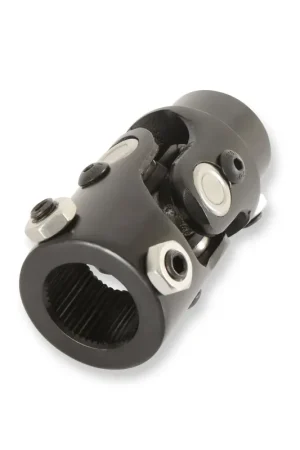 Holley U-joint - Steel - Black Zinc 1"-48 Spline to 3/4"-DD Trusted Brand