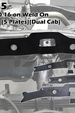 Weekend Sale Performance Suspension Racing Weld On Chassis Brace Kit - 5 Plates (Hilux N80 15+ Dual Cab)