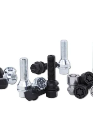 ST Suspension Wheel Bolt M14x1,5x37mm Loose Ball R14 - Black 10 pcs. Direct From Factory