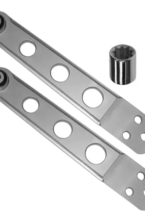 SPC Performance 02-06 Honda CR-V/Acura RSX/03-10 Element Silver Anodized Rear Lower Control Arms Handmade