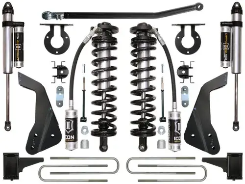 Place Order ICON Vehicle Dynamics 05-07 Ford F-250/F-350 4-5.5in Stage 3 Coilover Conversion System