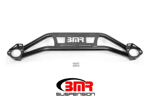 BMR Suspension 08-18 Dodge Challenger Front Strut Tower Brace - Black Hammertone (Twin Tube Design) Price Cut