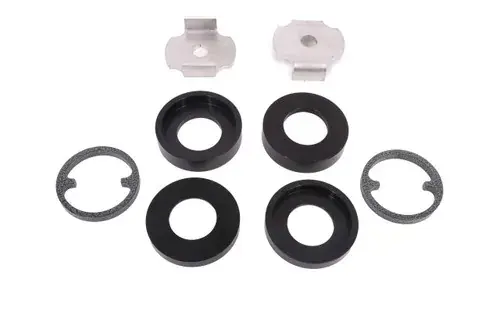 Professional Grade BMR Suspension 15-17 S550 Mustang Cradle Bushing Lockout Kit Level 1 - Black