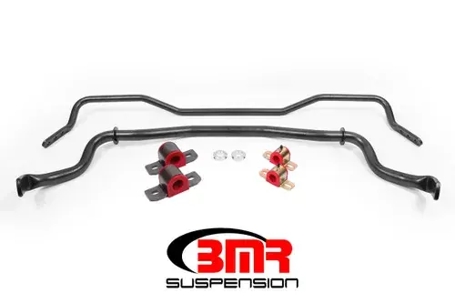 BMR Suspension 15-17 S550 Mustang Front & Rear Sway Bar Kit w/ Bushings - Black Hammertone Reduced Price
