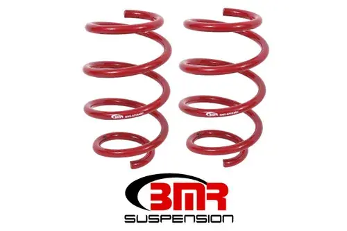 BMR Suspension 15-17 S550 Mustang Front Handling Version Lowering Springs - Red Genuine