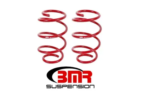 BMR Suspension 15-17 S550 Mustang Front Performance Version Lowering Springs - Red Must Have