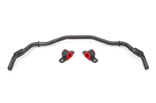 In Demand BMR Suspension 15-22 S550 Mustang Sway Bar Kit Front Hollow 38mm 3-Hole Adjustable Black Hammertone